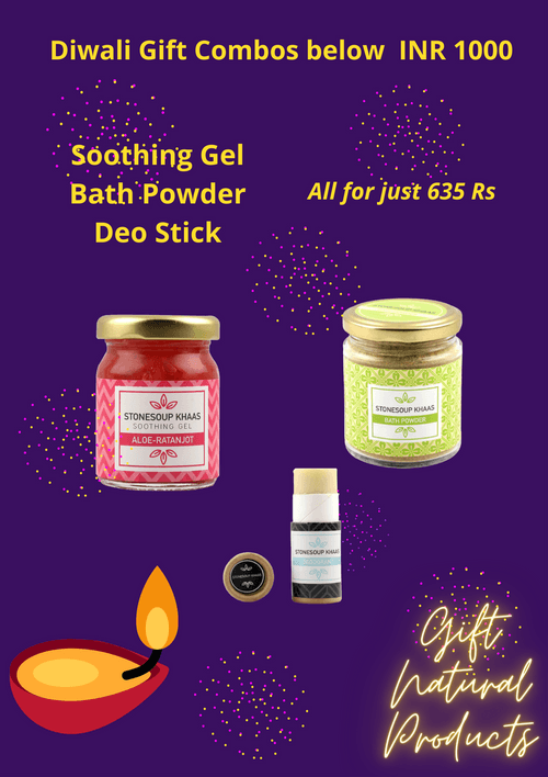 Gift Combo (KHG4)- Soothing Gel, Bath Powder, Deo Stick