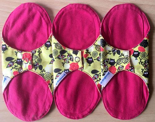 Mandya Reusable Cloth Panty Liners (set of 3)