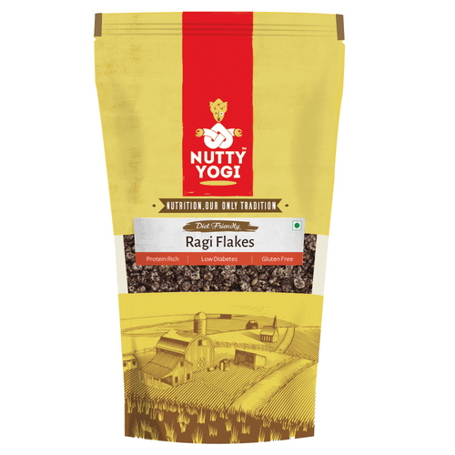 Nutty Yogi Breakfast Flakes - (Ragi, Bajra, Jowar) 200g Each