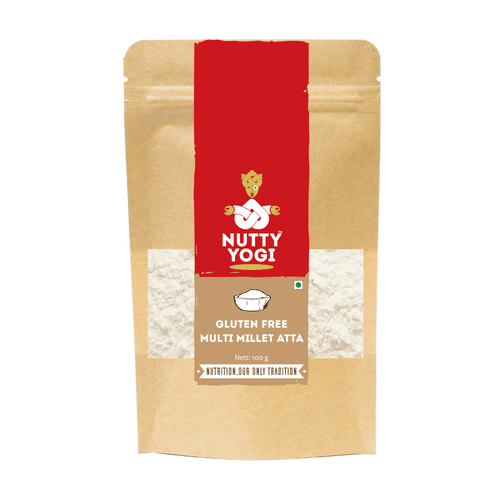 Nutty Yogi Low Sugar Atta Combo - Diafit (4 Flours x 100g each)