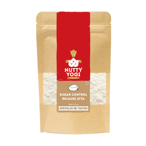 Nutty Yogi Low Sugar Atta Combo - Diafit (4 Flours x 100g each)