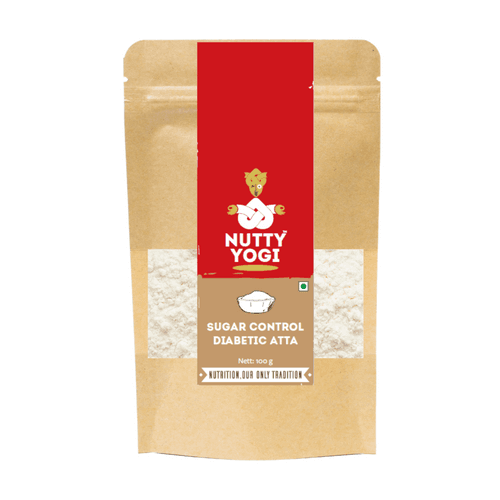 Nutty Yogi Low Sugar Atta Combo - Diafit (4 Flours x 100g each)