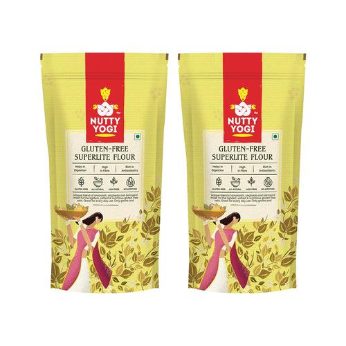 Nutty Yogi Gluten Free Superlite Flour 800g (Pack of 2)