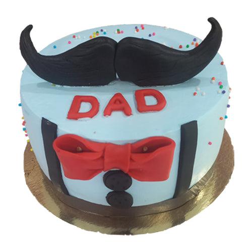 Big Mustache Cake