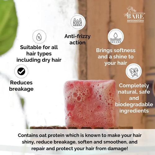 Crans N’ Roses Shampoo Bar [Plant-based, Hydrating for dry + flaky scalps]