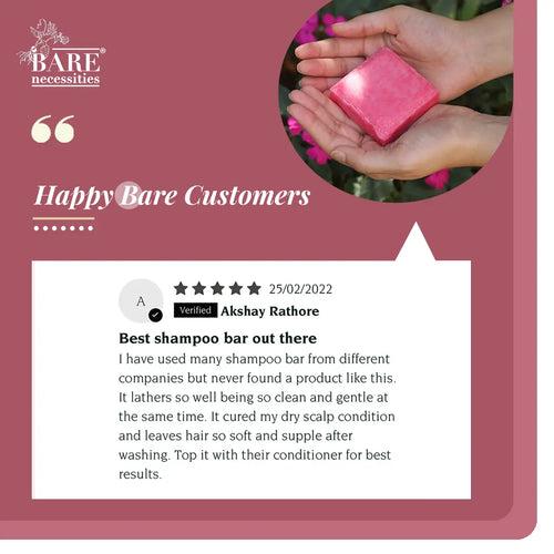 Crans N’ Roses Shampoo Bar [Plant-based, Hydrating for dry + flaky scalps]