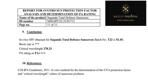 Total Defence Sunscreen