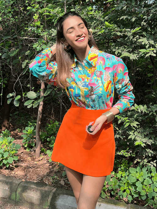 Printed Cotton Shirt