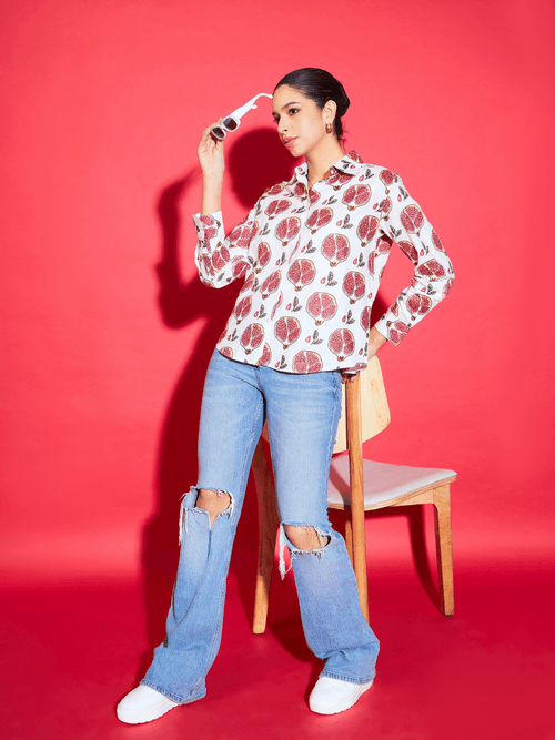 Printed Cotton Shirt