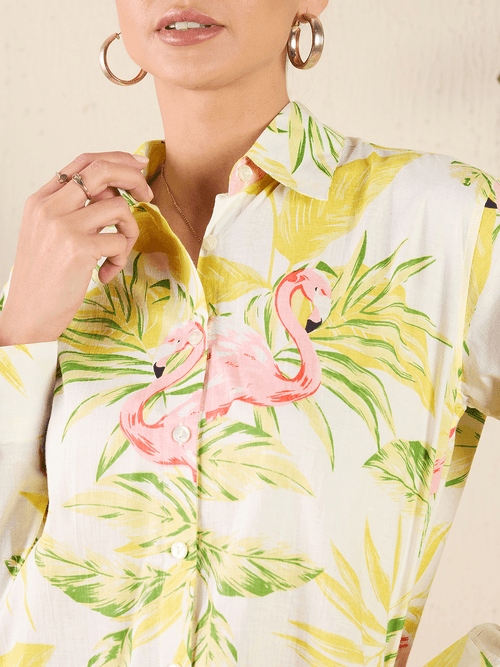 Printed Cotton Shirt