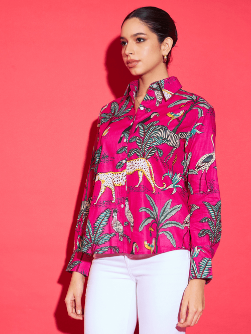 Printed Cotton Shirt