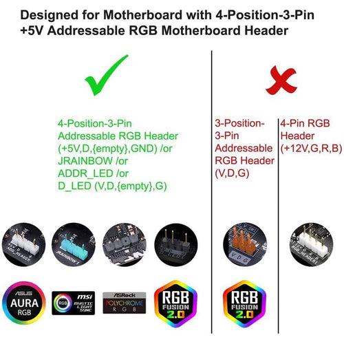 [RePacked] Cooler Master 1-to-5 Addressable RGB Splitter Cable with 3-Pin RGB Header