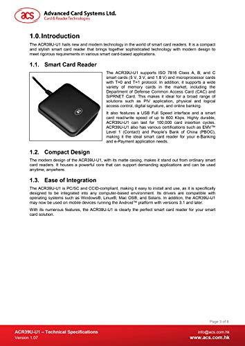 [RePacked] ACS USB Smart Card Reader ACS ACR39U-I1