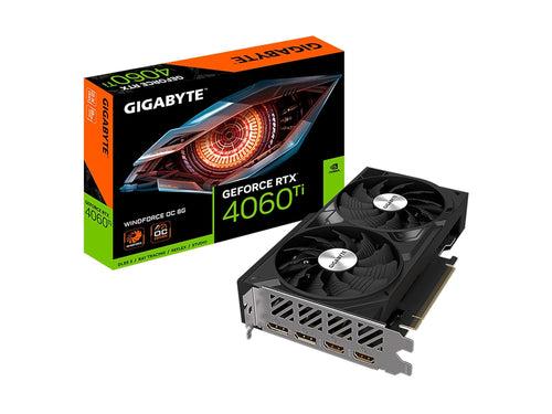 Gigabyte GeForce RTX 4060 Ti WINDFORCE OC 8GB 128-Bit GDDR6 Graphics Card