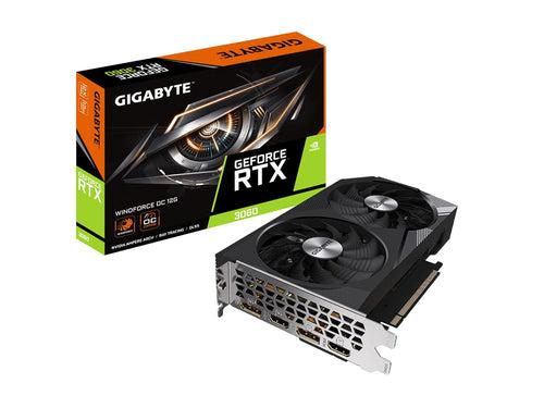 Gigabyte NVIDIA GeForce RTX 3060 Windforce OC 12GB GDDR6 Graphics Card