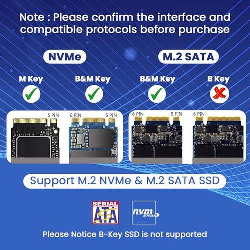 [RePacked] EVM USB 3.1 Gen 2 M.2 SATA and NVMe SSD Case