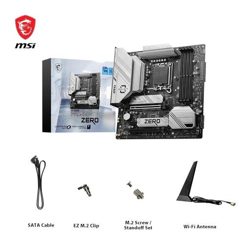 MSI B760M PROJECT ZERO Back-Connect LGA 1700 Wi-Fi DDR5 Micro-ATX Motherboard