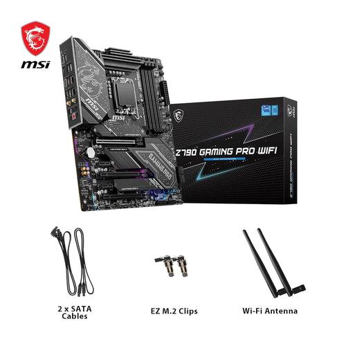 MSI Z790 GAMING PRO WIFI LGA 1700 Socket DDR5 ATX Gaming Motherboard
