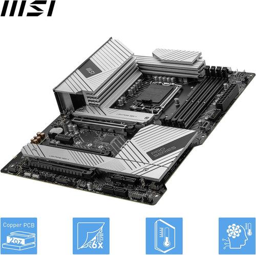 MSI PRO Z790-A MAX WIFI LGA 1700 DDR5 PCIe 5.0 Gen2 ProSeries ATX Motherboard