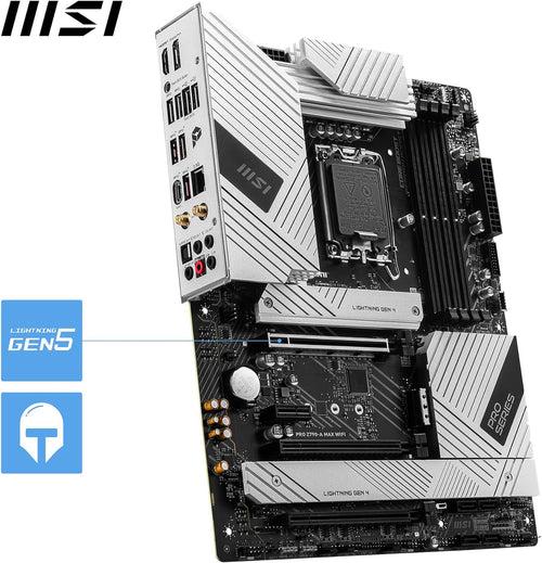 MSI PRO Z790-A MAX WIFI LGA 1700 DDR5 PCIe 5.0 Gen2 ProSeries ATX Motherboard