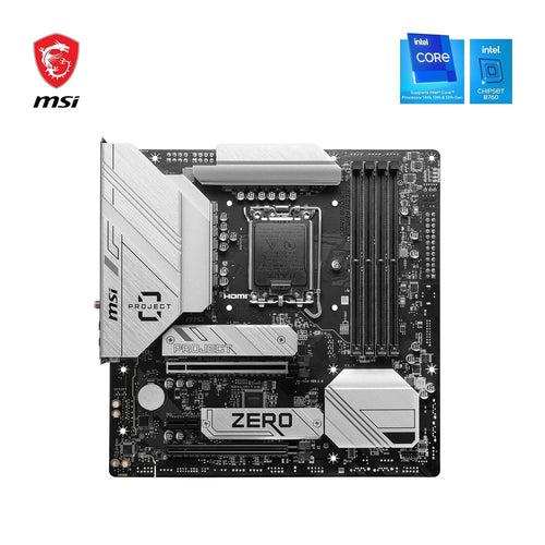 MSI B760M PROJECT ZERO Back-Connect LGA 1700 Wi-Fi DDR5 Micro-ATX Motherboard