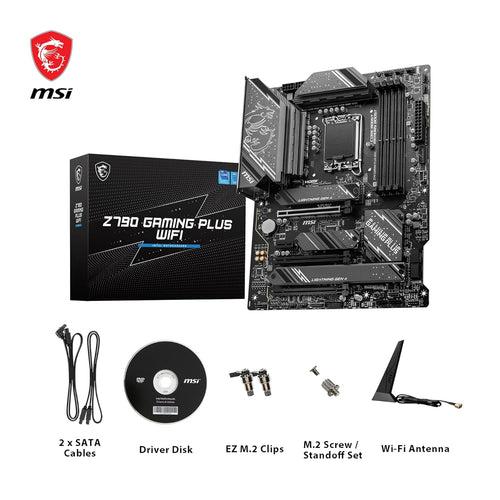 MSI Z790 Gaming Plus Wi-Fi LGA 1700 DDR5 PCIe 5.0 ATX Motherboard