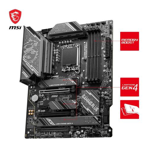 MSI Z790 Gaming Plus Wi-Fi LGA 1700 DDR5 PCIe 5.0 ATX Motherboard