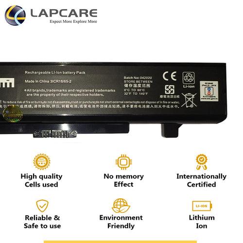 Lenovo IdeaPad Y480A Compatible Laptop Battery 4000mAh 11.1V 6 Cell