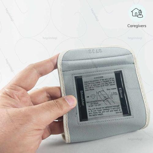 Digital Blood Pressure Monitor with Arm Cuff Holder (90 Recordings)