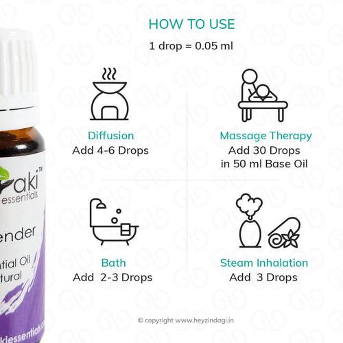 Shop Lavender Essential Oil (10 ml) - Pure & Alcohol Free