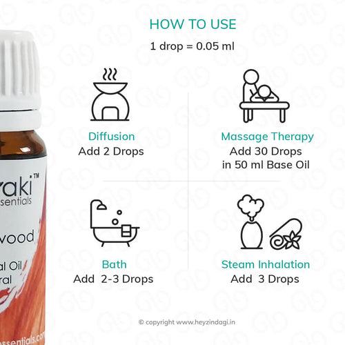 Cedarwood Essential Oil (10 ml) - Pure & Alcohol Free