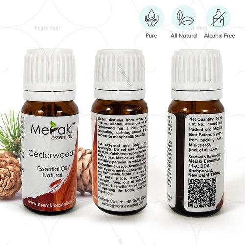 Cedarwood Essential Oil (10 ml) - Pure & Alcohol Free