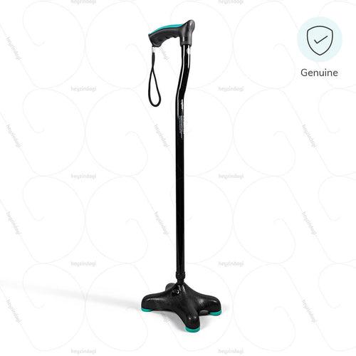 Black Walking Quadripod (Soft Top Handle / Moulded Base)