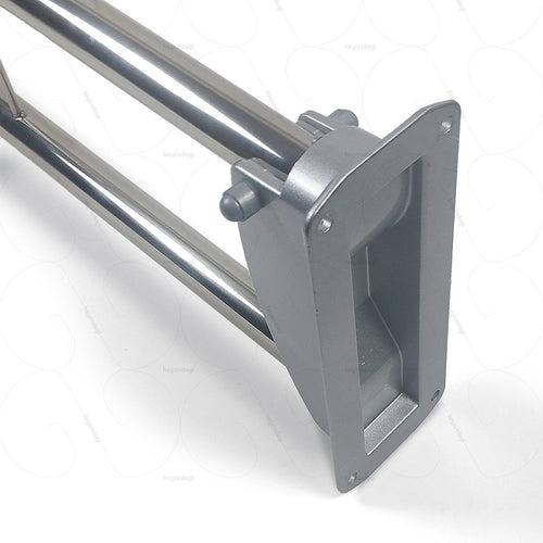 Heavy Duty Folding Stainless Steel Grab Bar (Wall Mounted / Large - 30")