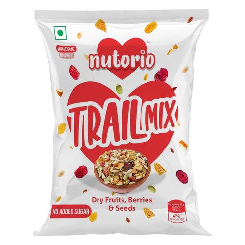 Nutorio Trail Mix 225-gram Roasted Snacks High Protein, Healthy Dry Fruits, Berries & Seeds for Eating, Workout Seeds, Multi Combo Snack (Trail Mix) (Pack 15 x 15gm Each)