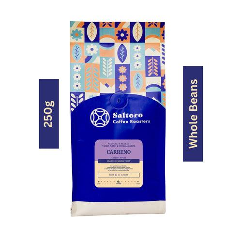 Carreno - Whole Beans -  Medium Light Roast Premium Coffee - 100% Arabica