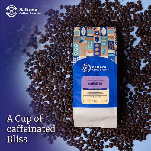 Carreno - Whole Beans -  Medium Light Roast Premium Coffee - 100% Arabica