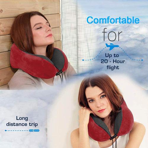 Memory Foam Travel Neck Support Rest Pillow