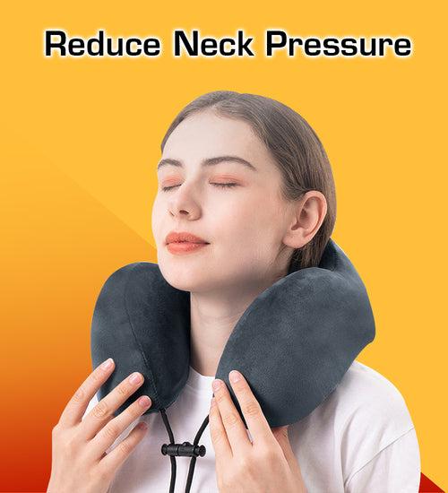 Memory Foam Neck Pillow Comfortable Raised Back Neck Rest Travel Pillow