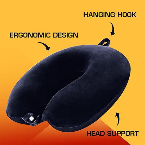 U Shape Neck Pillow With Eye Mask And Ear Phone Case