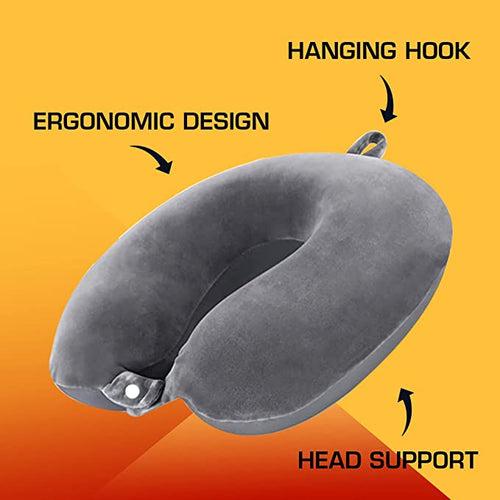 U Shape Neck Pillow With Eye Mask And Ear Phone Case