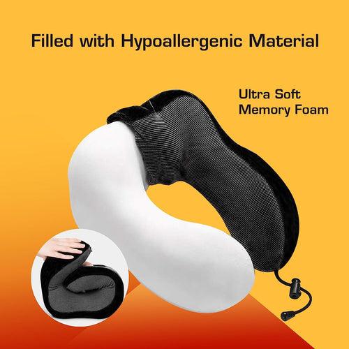 Memory Foam Travel Neck Support Rest Pillow