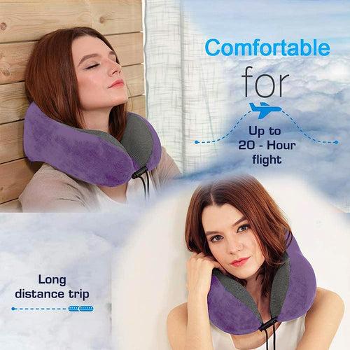 Memory Foam Travel Neck Support Rest Pillow