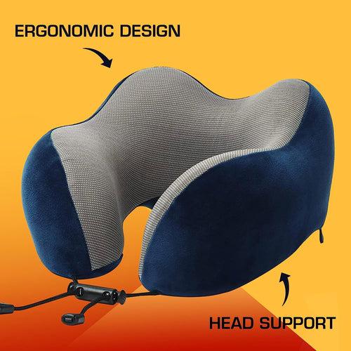 Memory Foam Travel Neck Support Rest Pillow