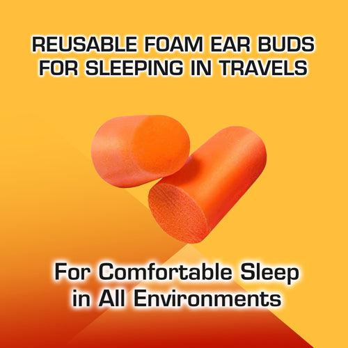 Eye Mask With Ear Plugs Combo