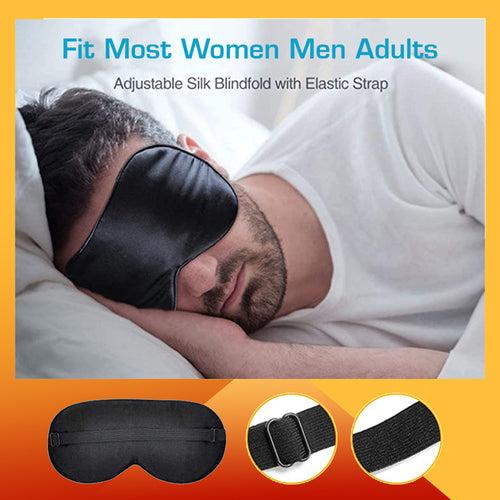 Eye Mask With Ear Plugs Combo