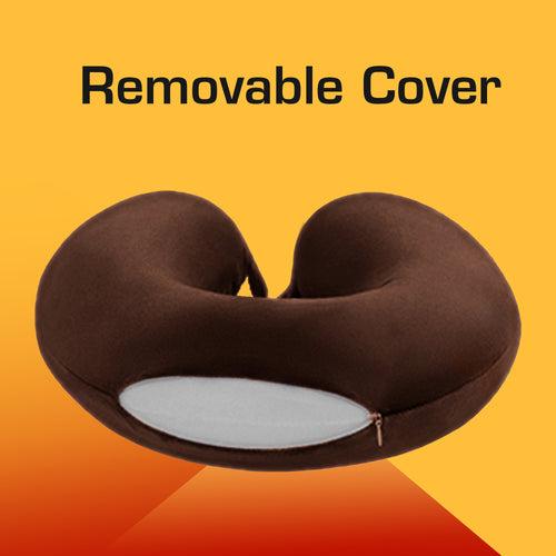 U-Shape Memory Foam Neck Pillow With Eye mask
