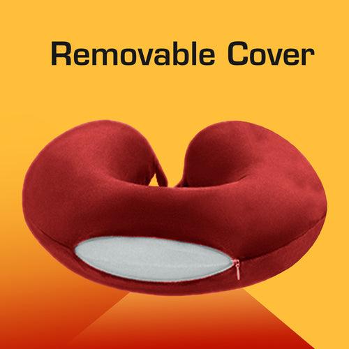 U-Shape Memory Foam Neck Pillow With Eye mask