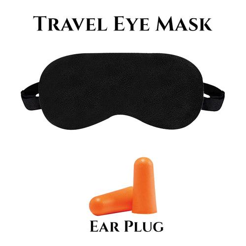 Eye Mask With Ear Plugs Combo