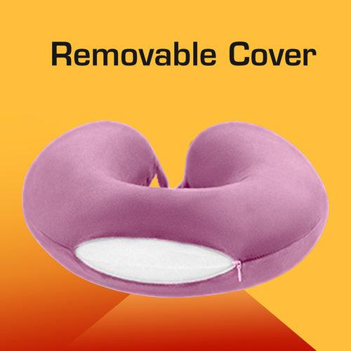 U-Shape Memory Foam Neck Pillow With Eye mask